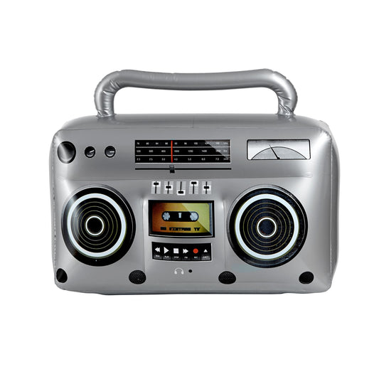 "AUFBLASBARES RADIO" 50 cm – Vorderansicht