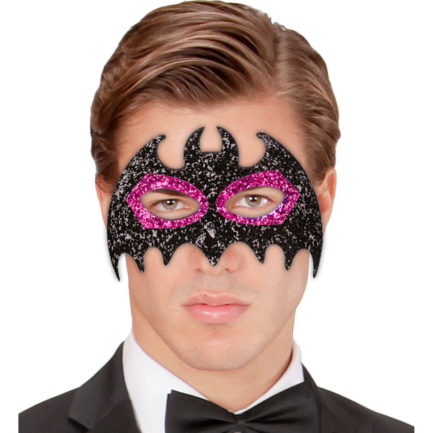 "AUGENMASKE FLEDERMAUS " 4 Farben sortiert – Detailansicht