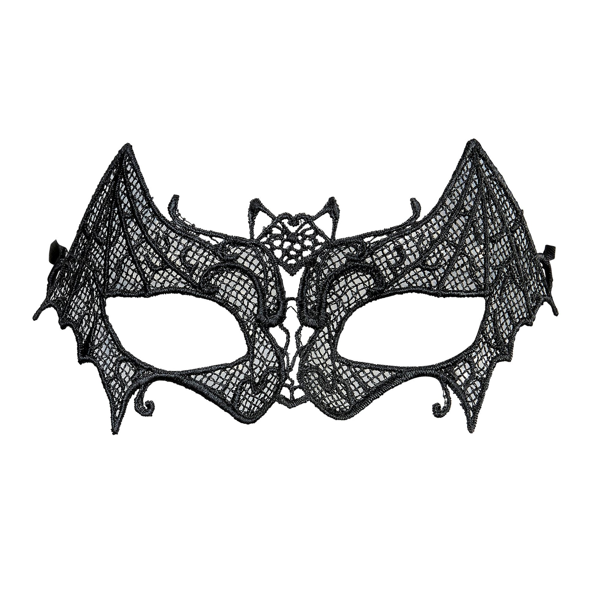 "AUGENMASKE FLEDERMAUS AUS SPITZE" – Vorderansicht