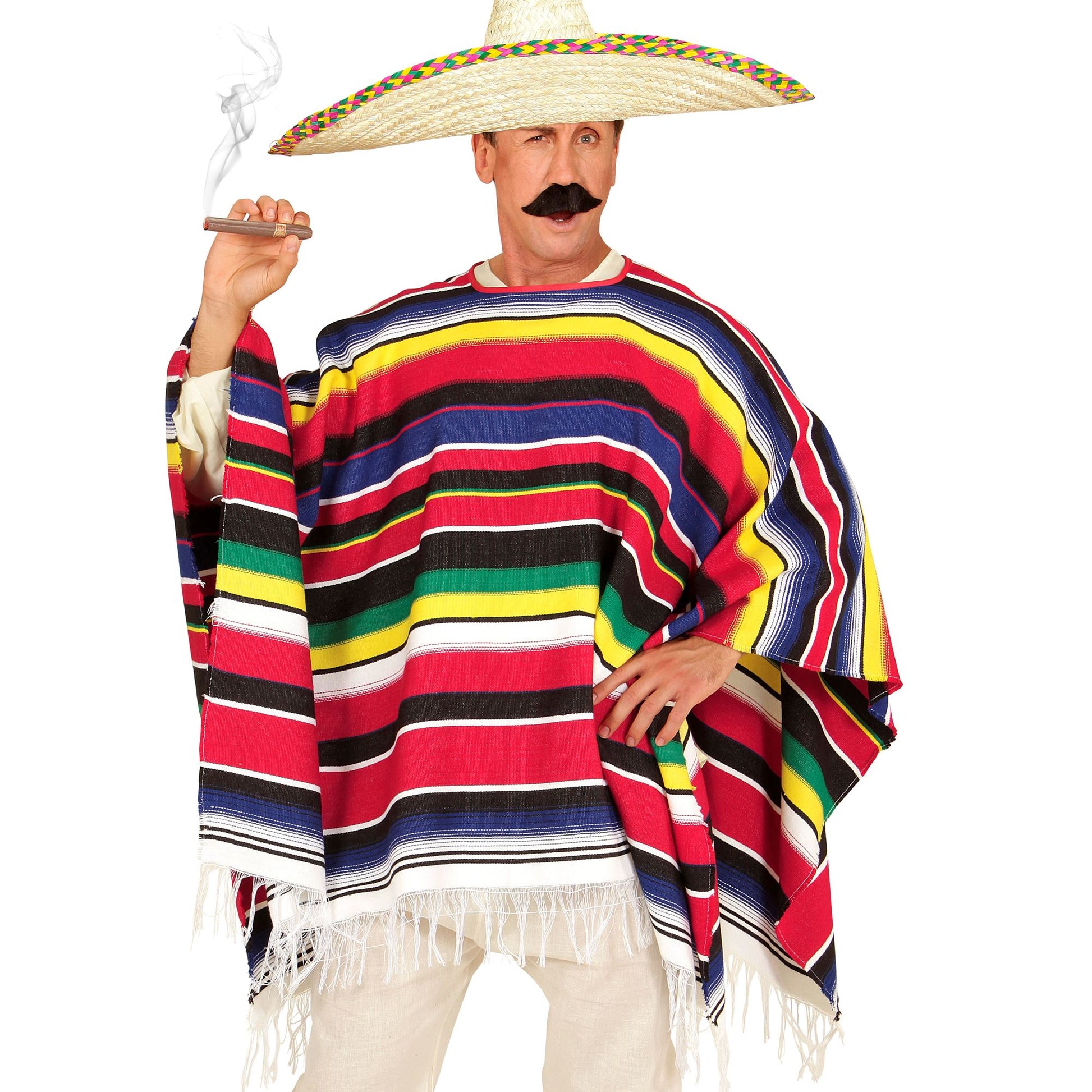 "AUTHENTISCHER MEXIKANISCHER PONCHO" – Detailansicht