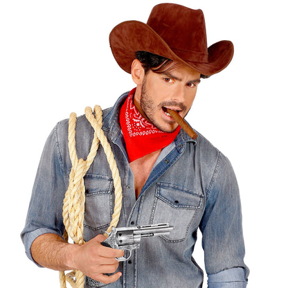 "AUTHENTISCHER REVOLVER AUS SCHAUMLATEX" 25 cm – Ansicht 4