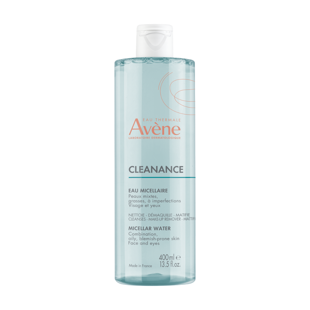 Avene Avene, Cleanance, Make-up-Entfernung, Mizellenwasser, Alle Hauttypen, 400 ml Regular
