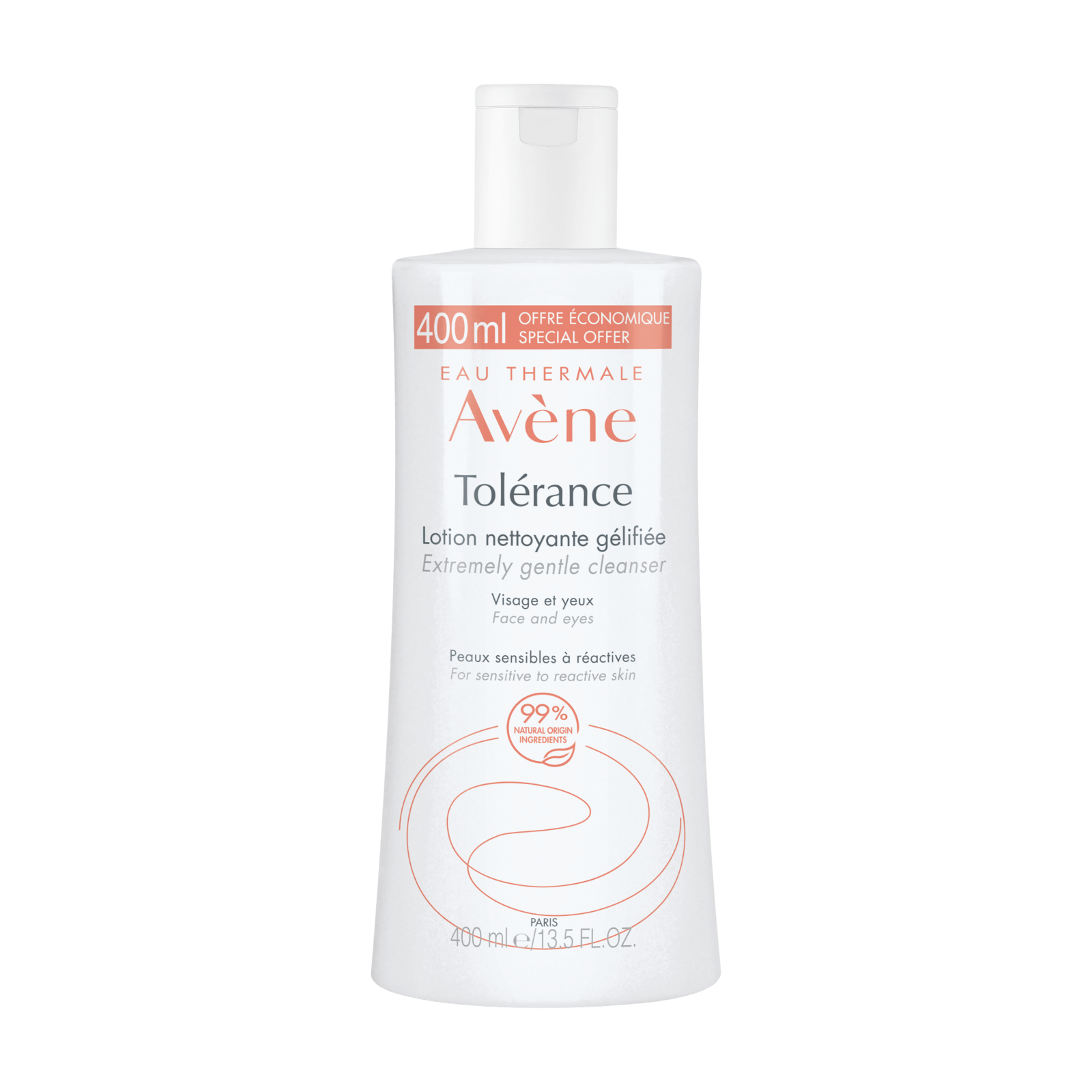 Avene Avene, Tolerance, Sanfte Reinigung, Reinigungslotion, Für das Gesicht, 400 ml Regular