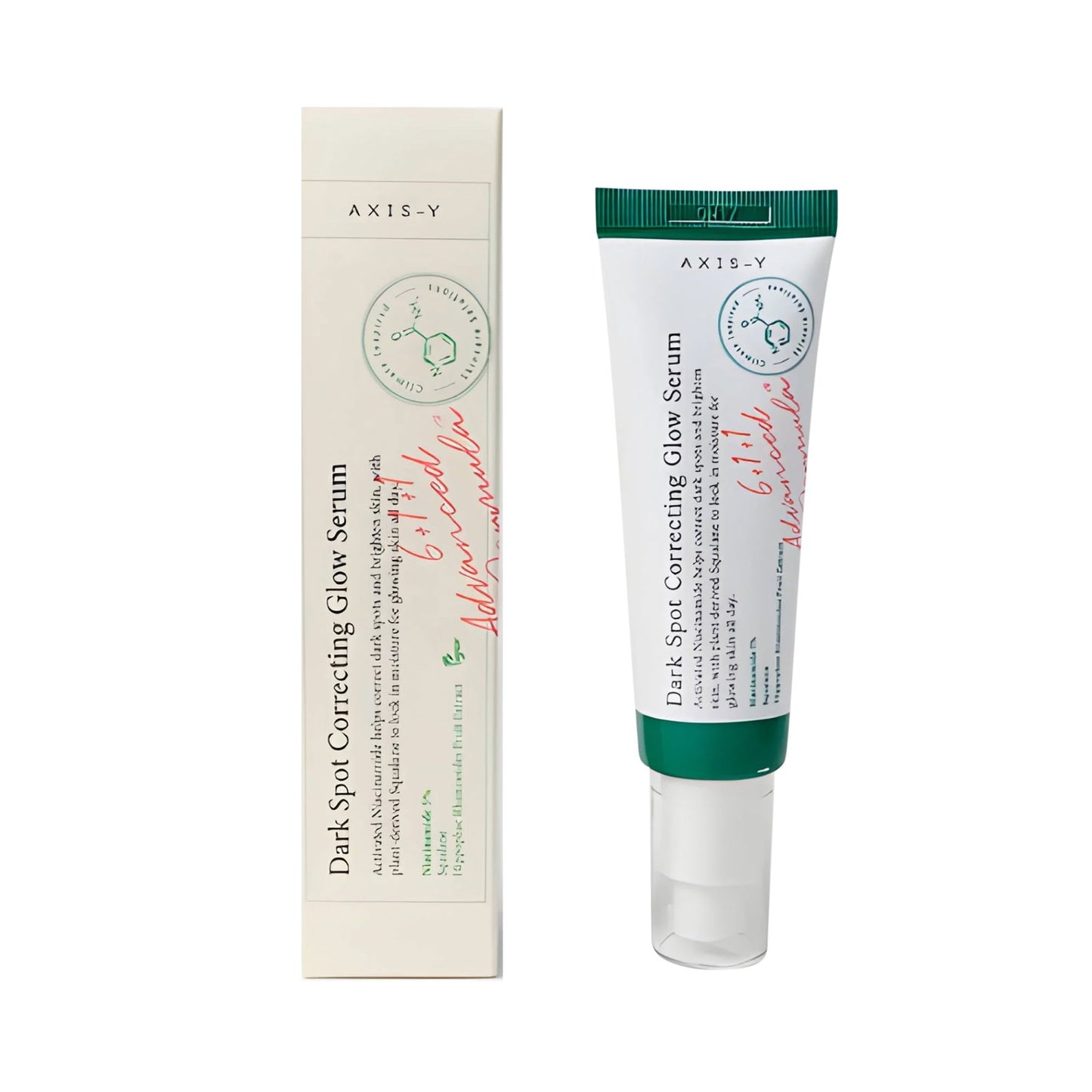 Axis-Y, Dark Spot Correcting Glow, Gegen Dunkle Flecken, Serum, Für das Gesicht, 50 ml