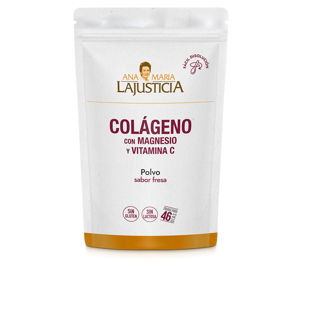 COLLAGEN WITH MAGNESIUM + VITAMIN C powder #strawberry 350 gr