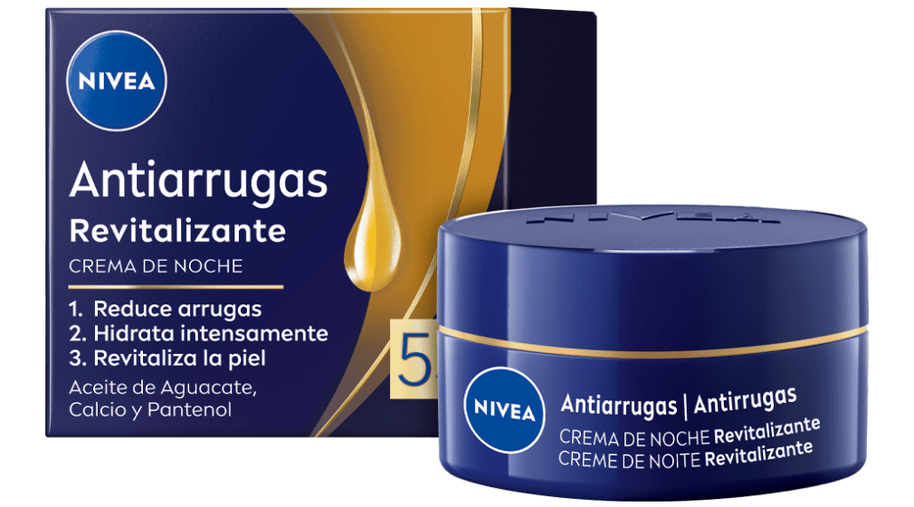 NIVEA NIVEA Anti-Arrugas 55 Revitalisierende Nachtcreme 50 ml Kosmetik