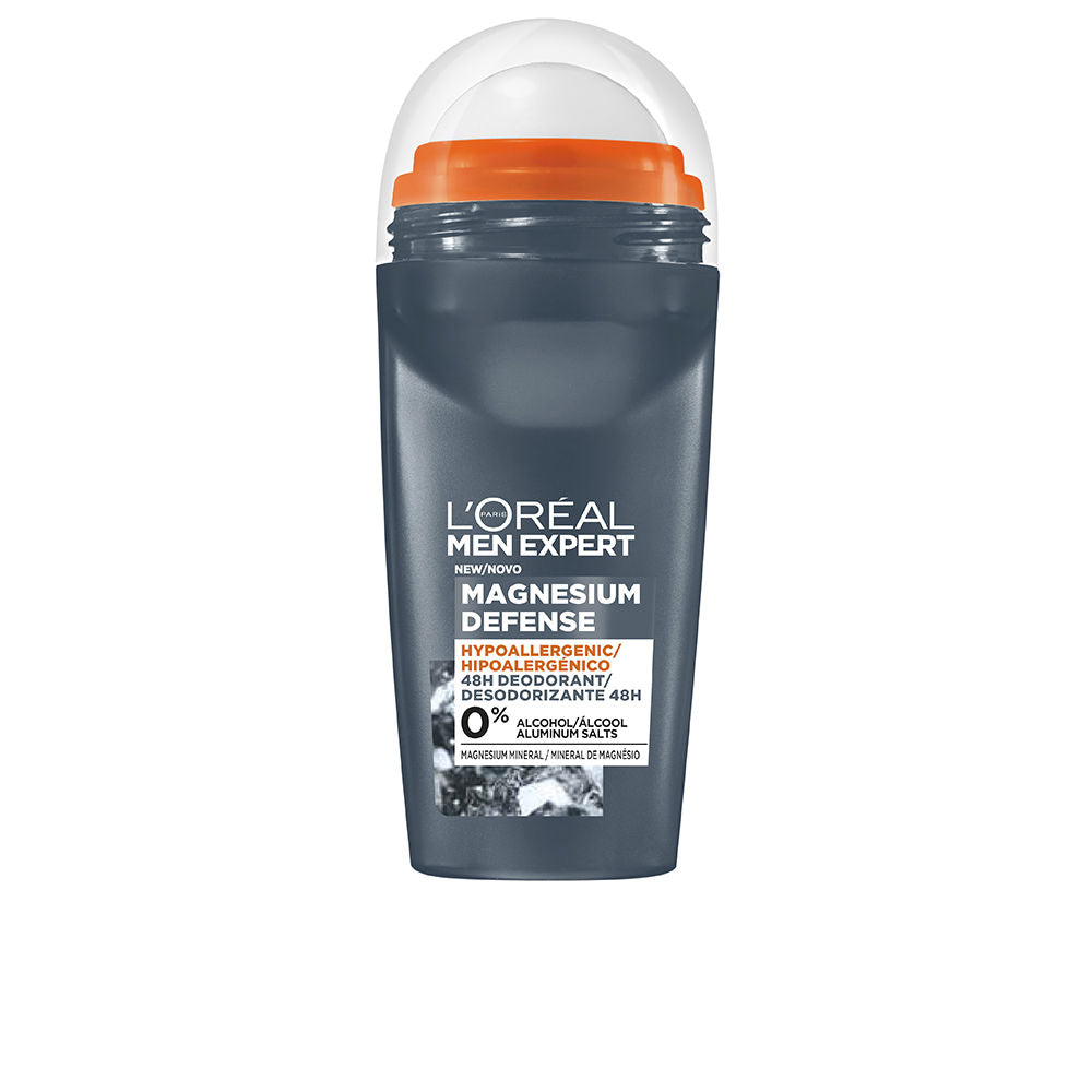 MEN EXPERT MAGNESIUM DEFENSE 0% alcohol deodorant 48h roll-on 50 ml