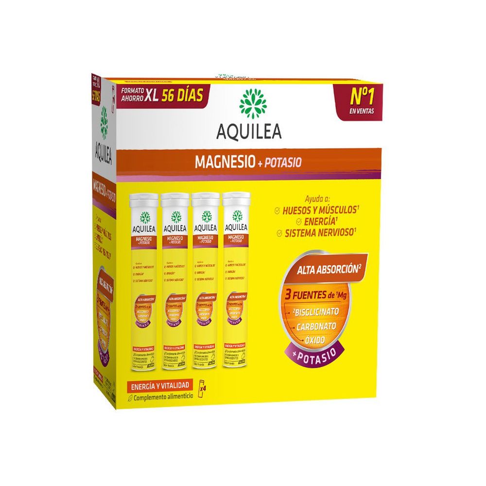 MAGNESIUM+POTASSIUM effervescent tablets 56 u