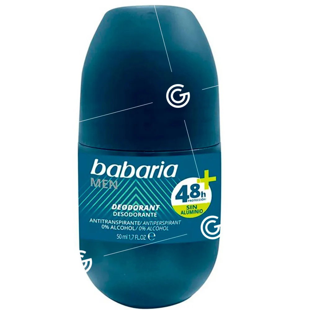 Babaria, Men, 48h Protection, Deodorant-Roll-On, Für Männer, 50 ml