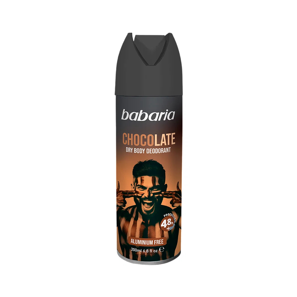 Babaria, Chocolate, 48h Protection, Deodorant Spray, Für Männer, 200 ml