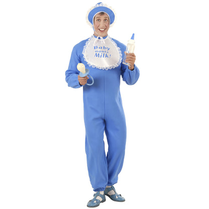 "BABY BOY" (Kostüm, Haube, Lätzchen) – Vorderansicht