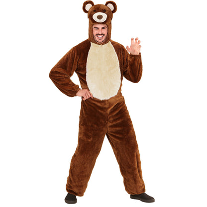 "BAER SOFT PLÜSCHKOSTÜM" (Overall mit Kapuze und Maske) – Detailansicht