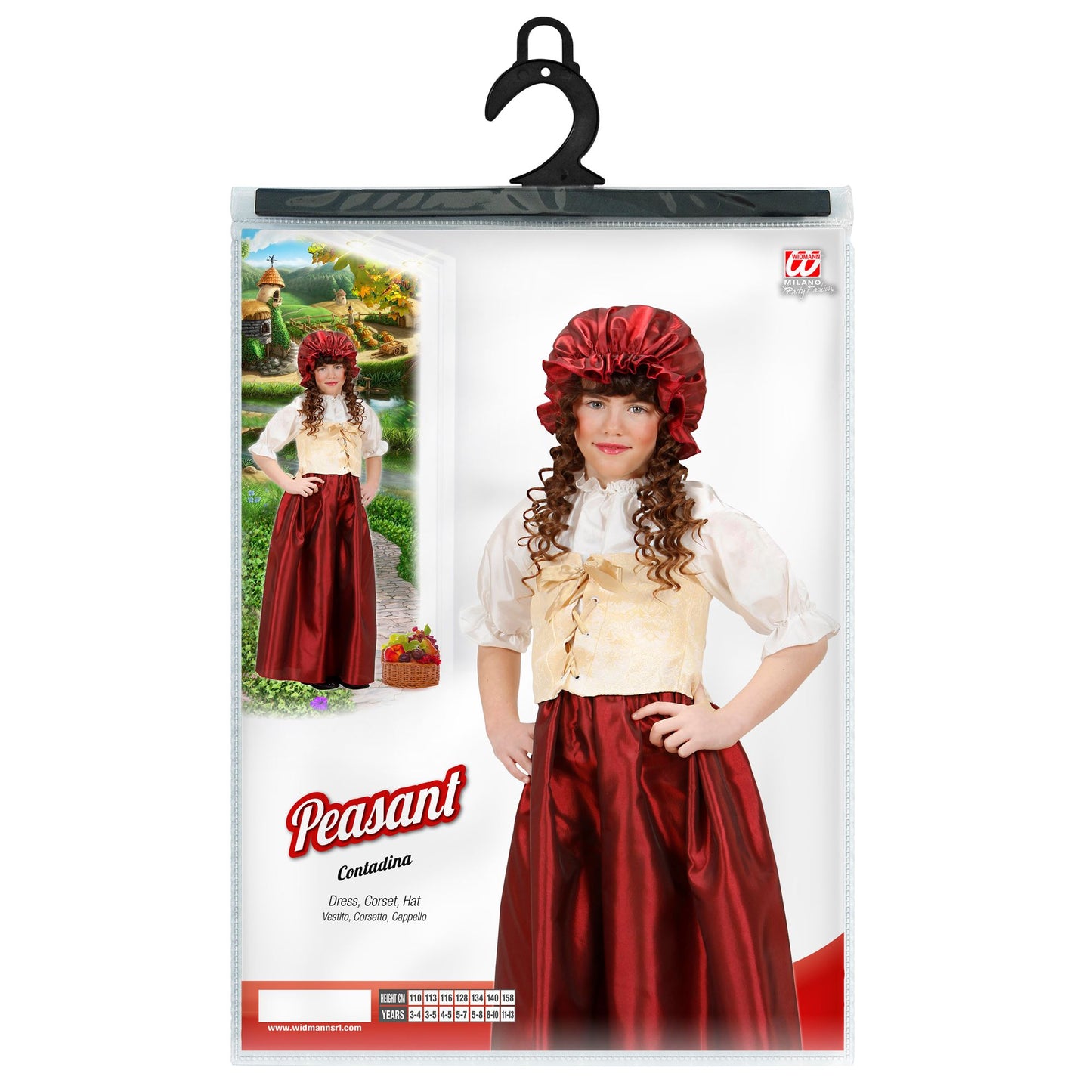 "BÄUERIN" (Bluse, Korsett, Rock) – Detailansicht