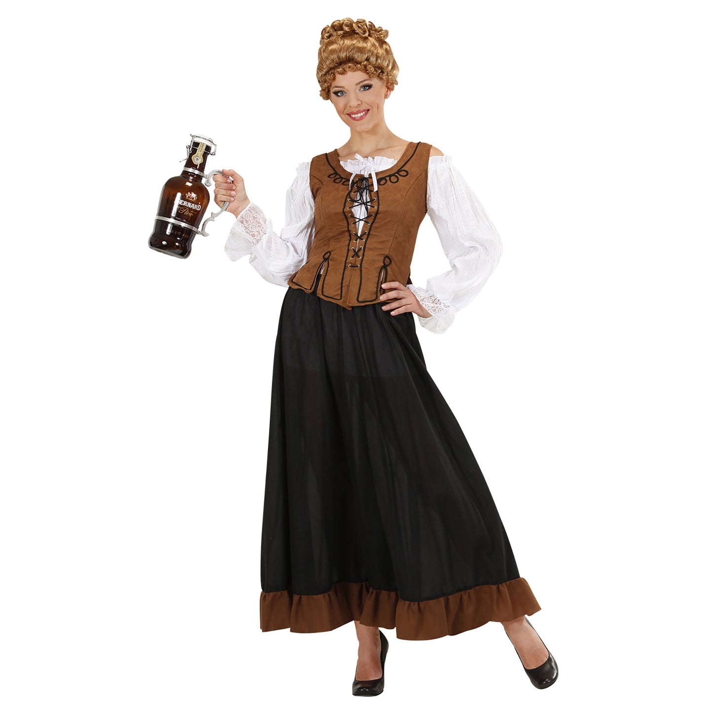 "BÄUERIN" (Bluse, Korsett, Rock) – Detailansicht