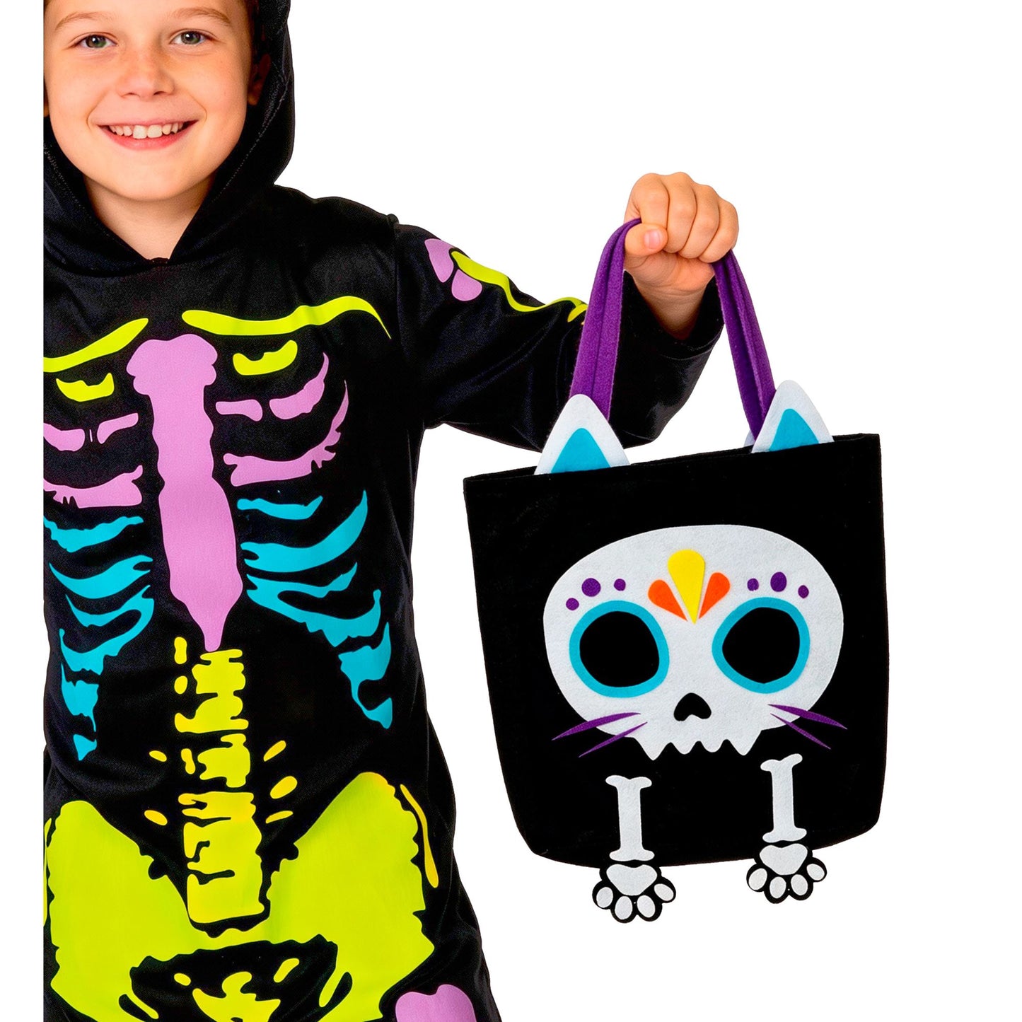 "BAG TRICK OR TREAT CAT SKELETON" – Ansicht 5