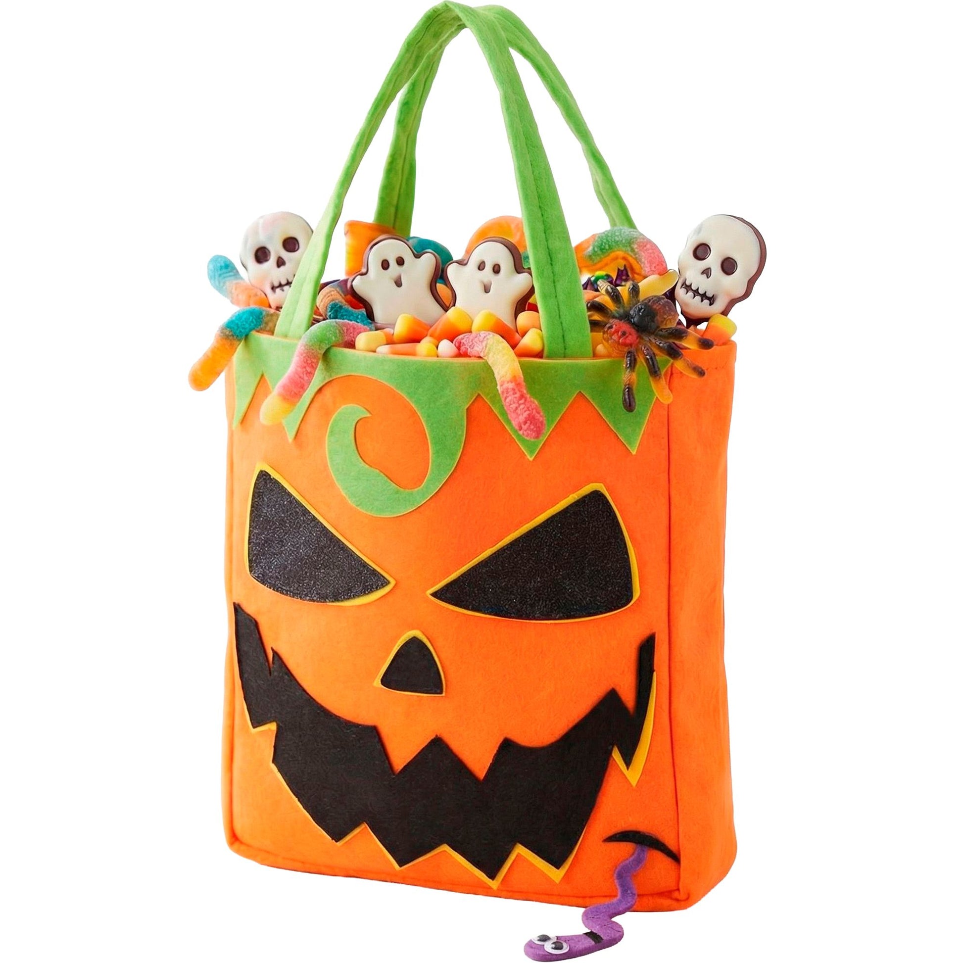 "BAG TRICK OR TREAT PUMPKIN" – Vorderansicht