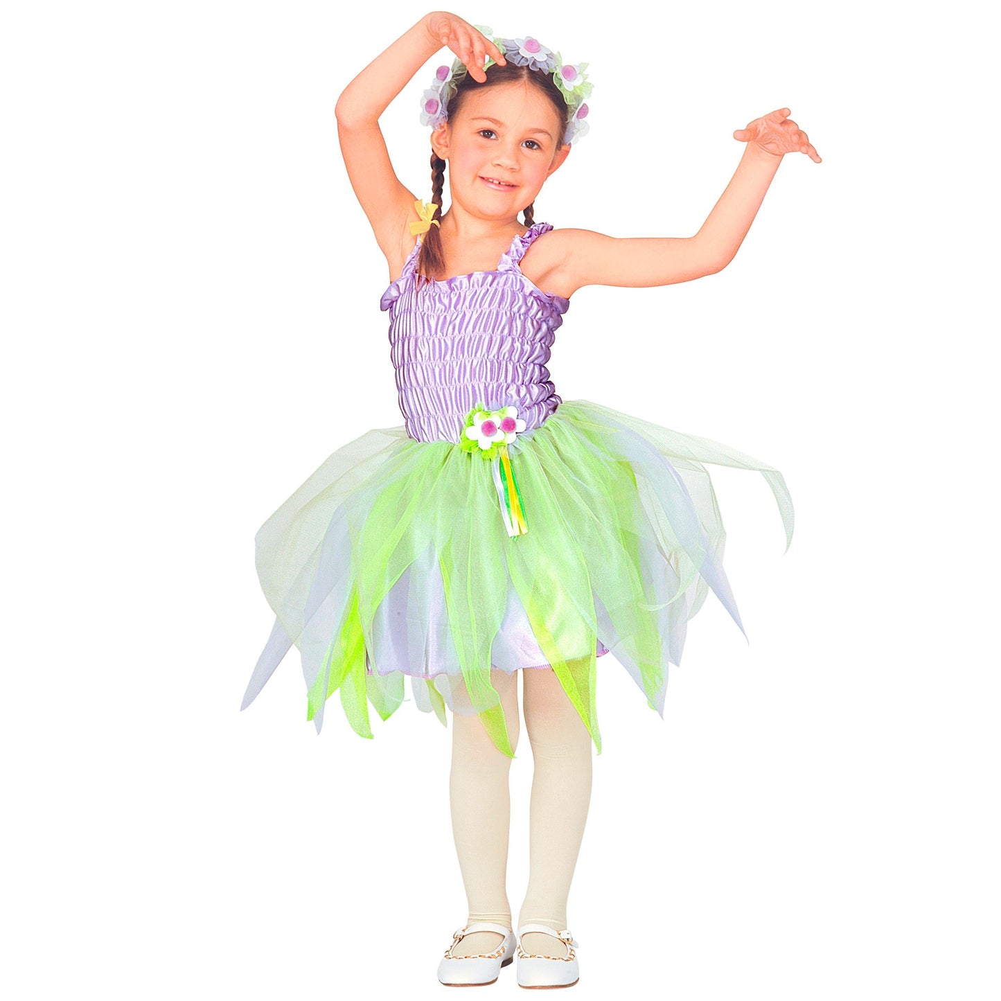 "BALLERINA FEE" sort. in Hellblau und Rosa (Kleid, Haarreif mit Blumen) – Ansicht 3