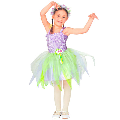 "BALLERINA FEE" sort. in Hellblau und Rosa (Kleid, Haarreif mit Blumen) – Ansicht 3