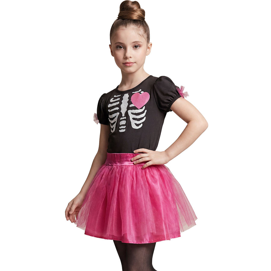 "BALLERINA SKELETON" (Kleid mit Tutu) – Vorderansicht