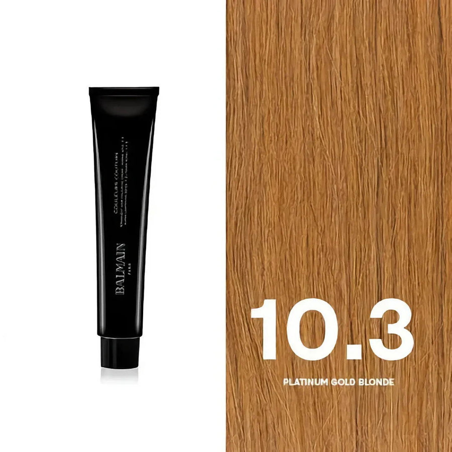 Balmain Professionnel, Couleurs Couture, Permanente Haarfarbe, 10.3 Platinum Gold Blonde, 60 ml