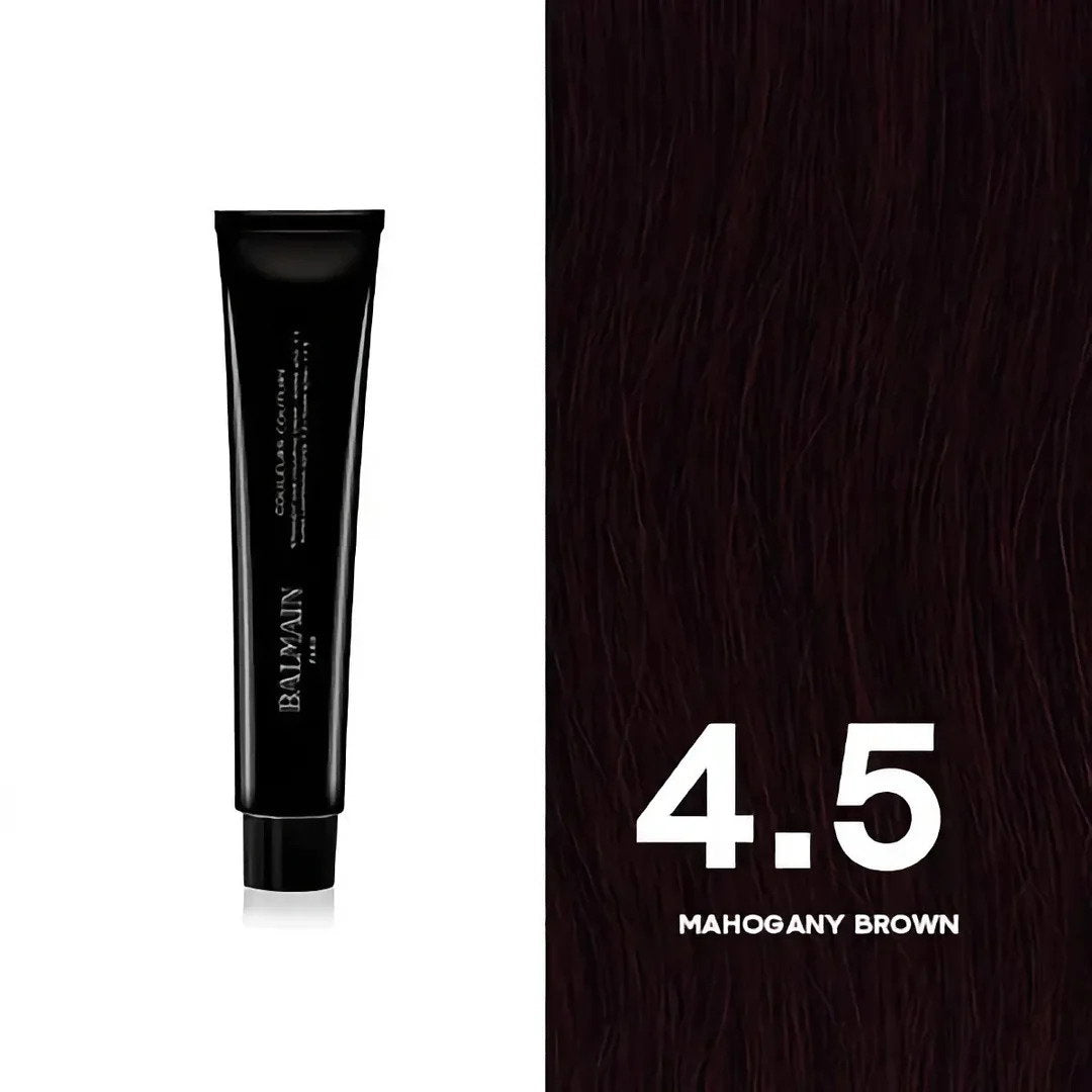 Balmain Professionnel, Couleurs Couture, Permanente Haarfarbe, 4.5 Mahogany Brown, 60 ml