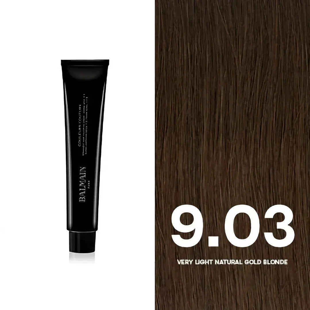 Balmain Professionnel, Couleurs Couture, Permanente Haarfarbe, 9.03 Very Light Natural Gold Blonde, 60 ml