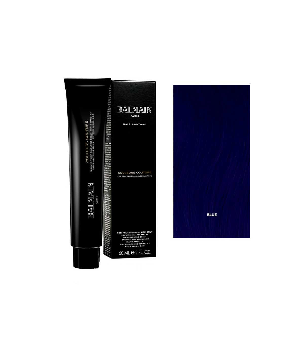 Balmain Professionnel, Couleurs Couture, Permanente Haarfarbe, Blue, 60 ml