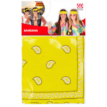 "BANDANA GELB" 55x55 cm - 100% Bauwolle – Ansicht 3