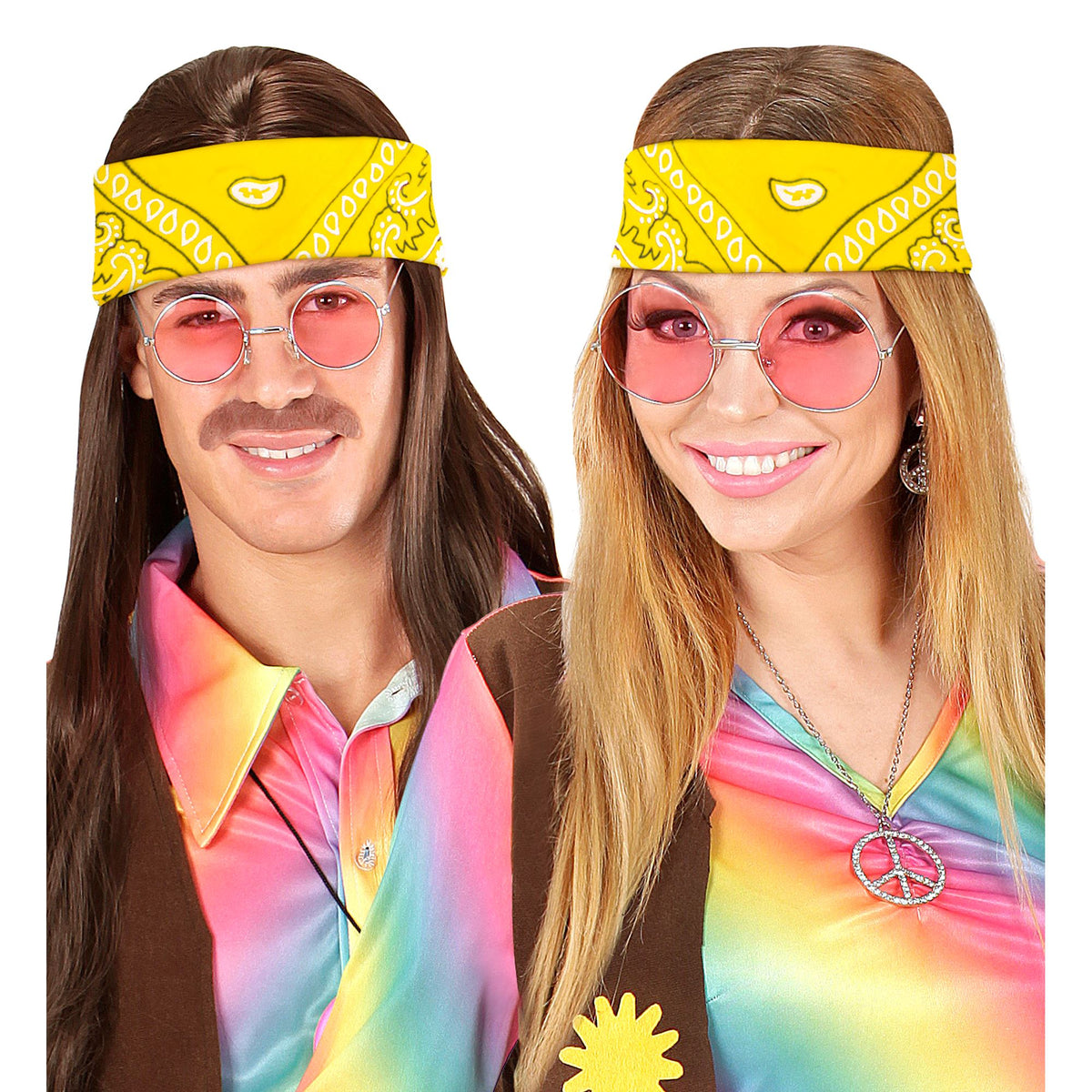 "BANDANA GELB" 55x55 cm - 100% Bauwolle – Ansicht 4