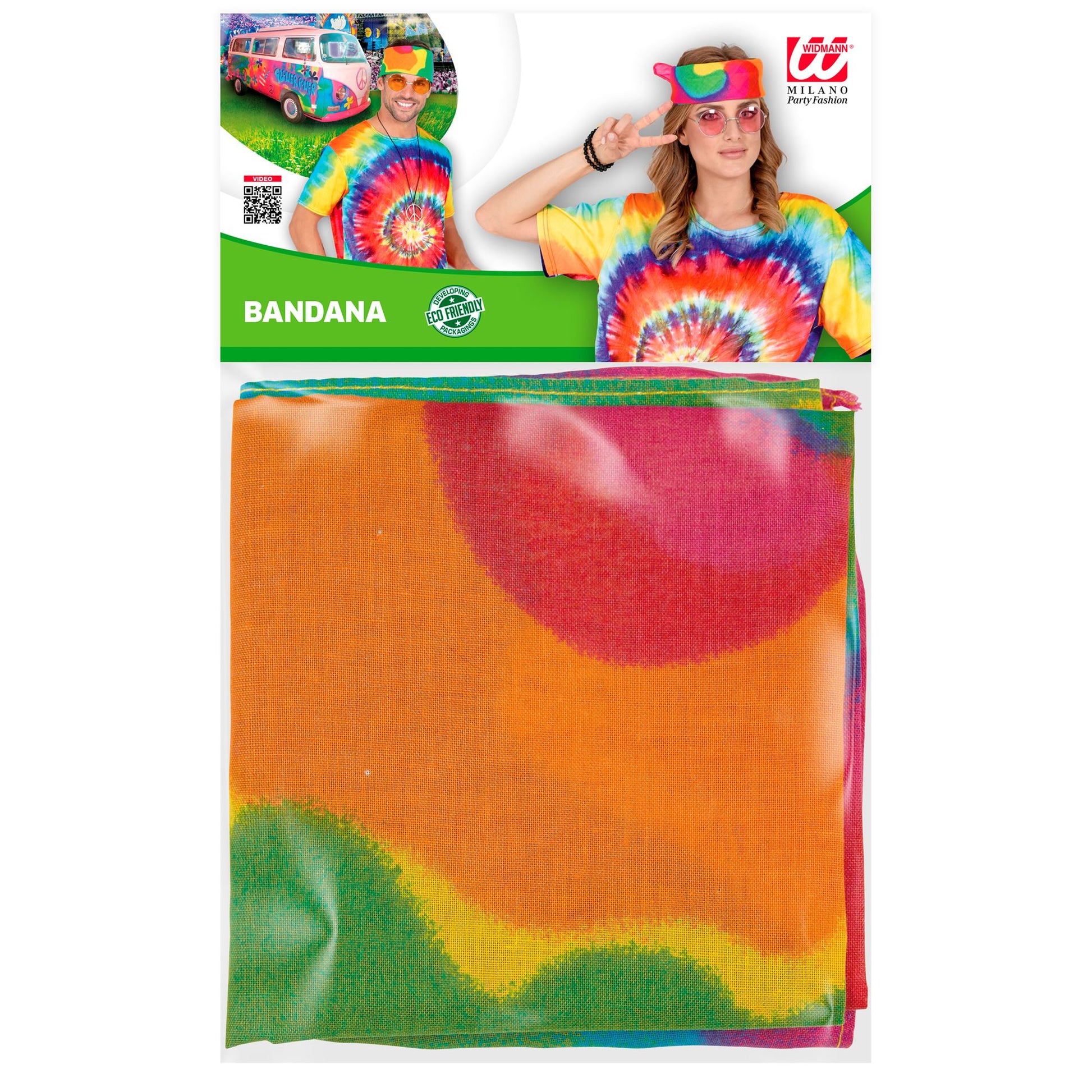 "BANDANA HIPPIE BATIK " 55x55 cm - 100% Bauwolle – Ansicht 3