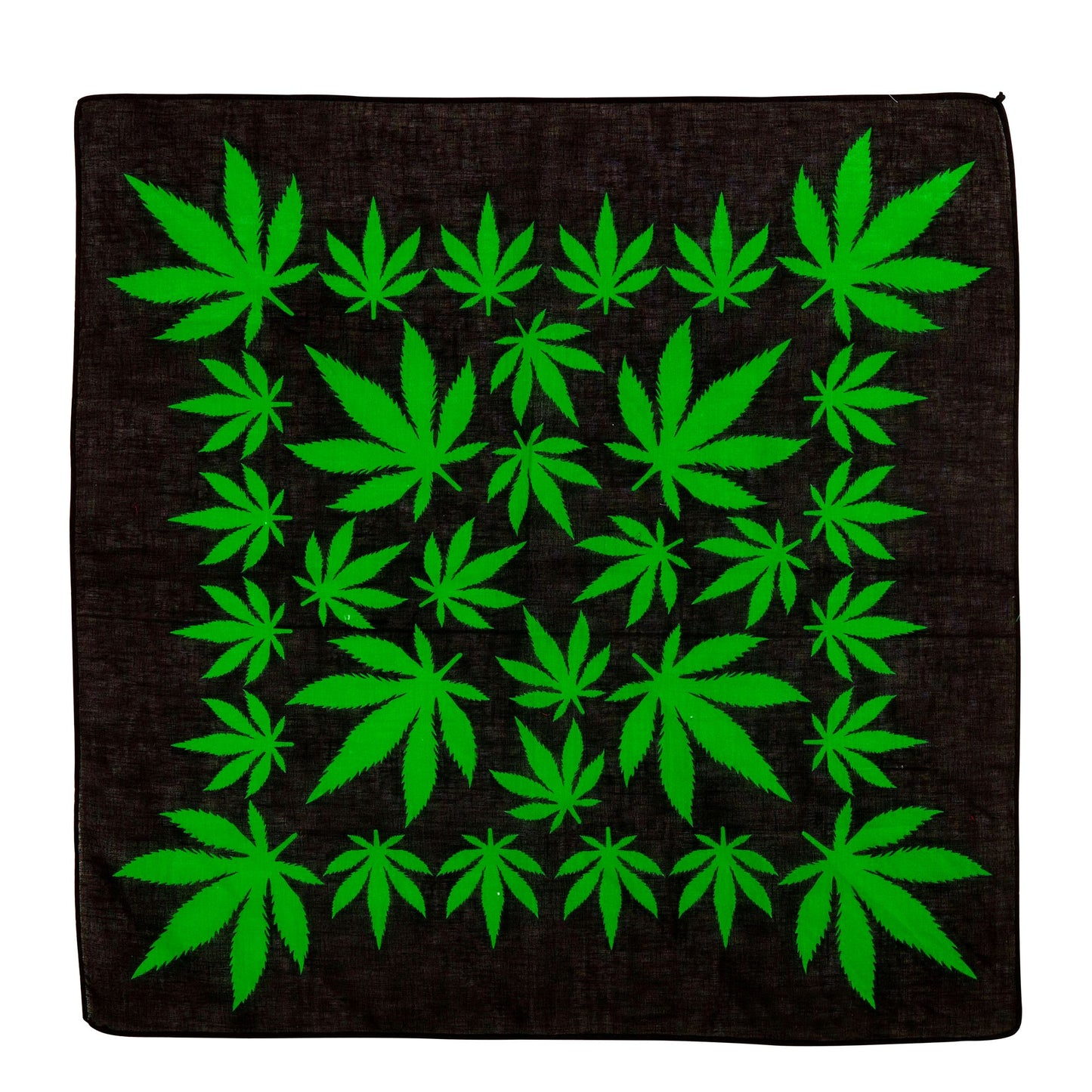 "BANDANA MARIHUANA" 55x55 cm - 100% Bauwolle – Detailansicht