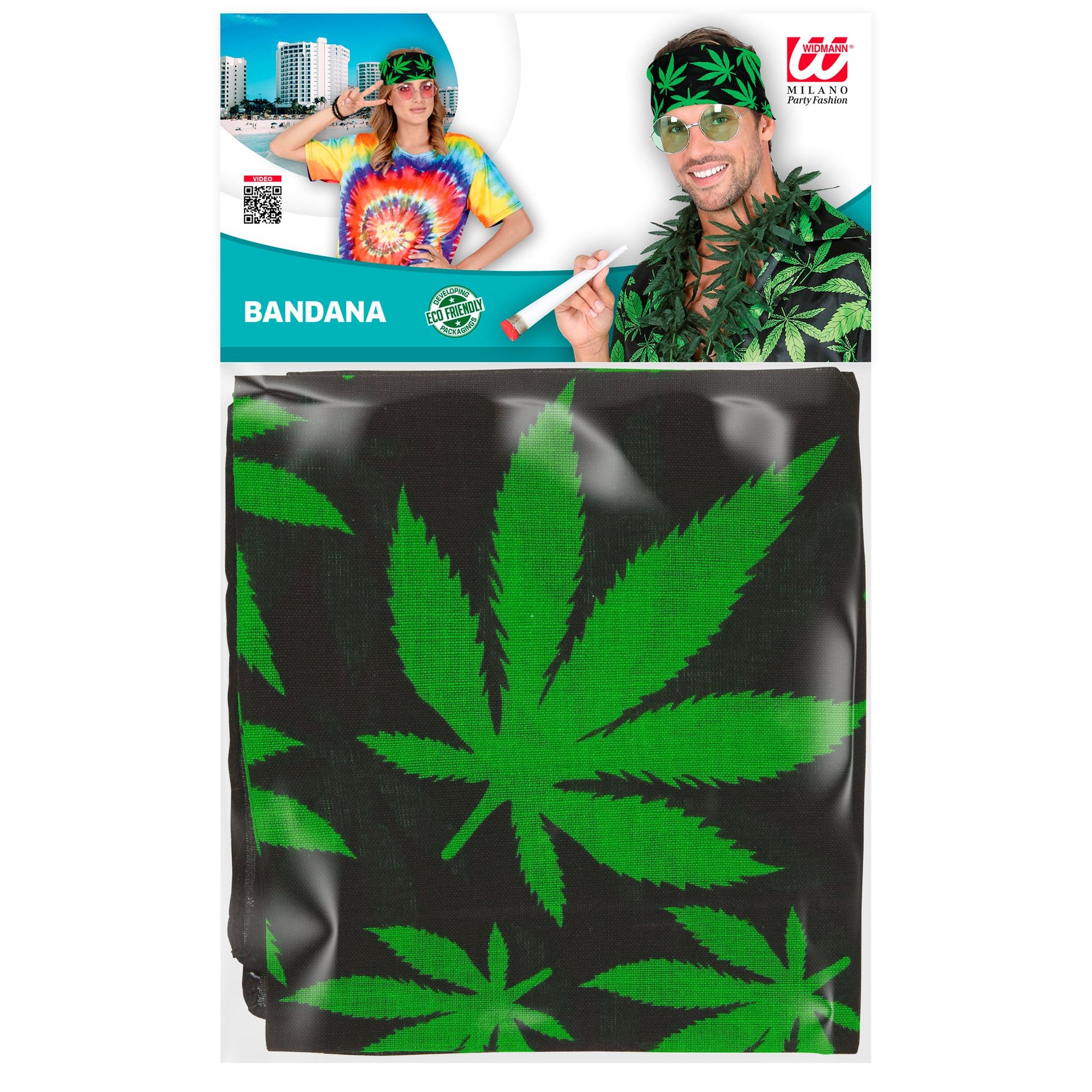 "BANDANA MARIHUANA" 55x55 cm - 100% Bauwolle – Ansicht 3