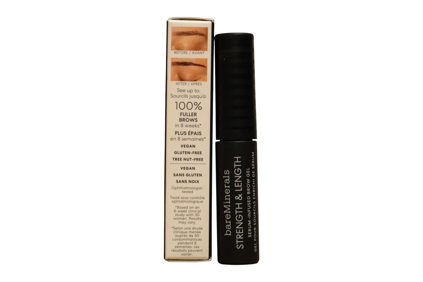 BareMinerals BareMinerals, Strength & Length, Augenbrauengel, Kastanie, 5 ml Regular