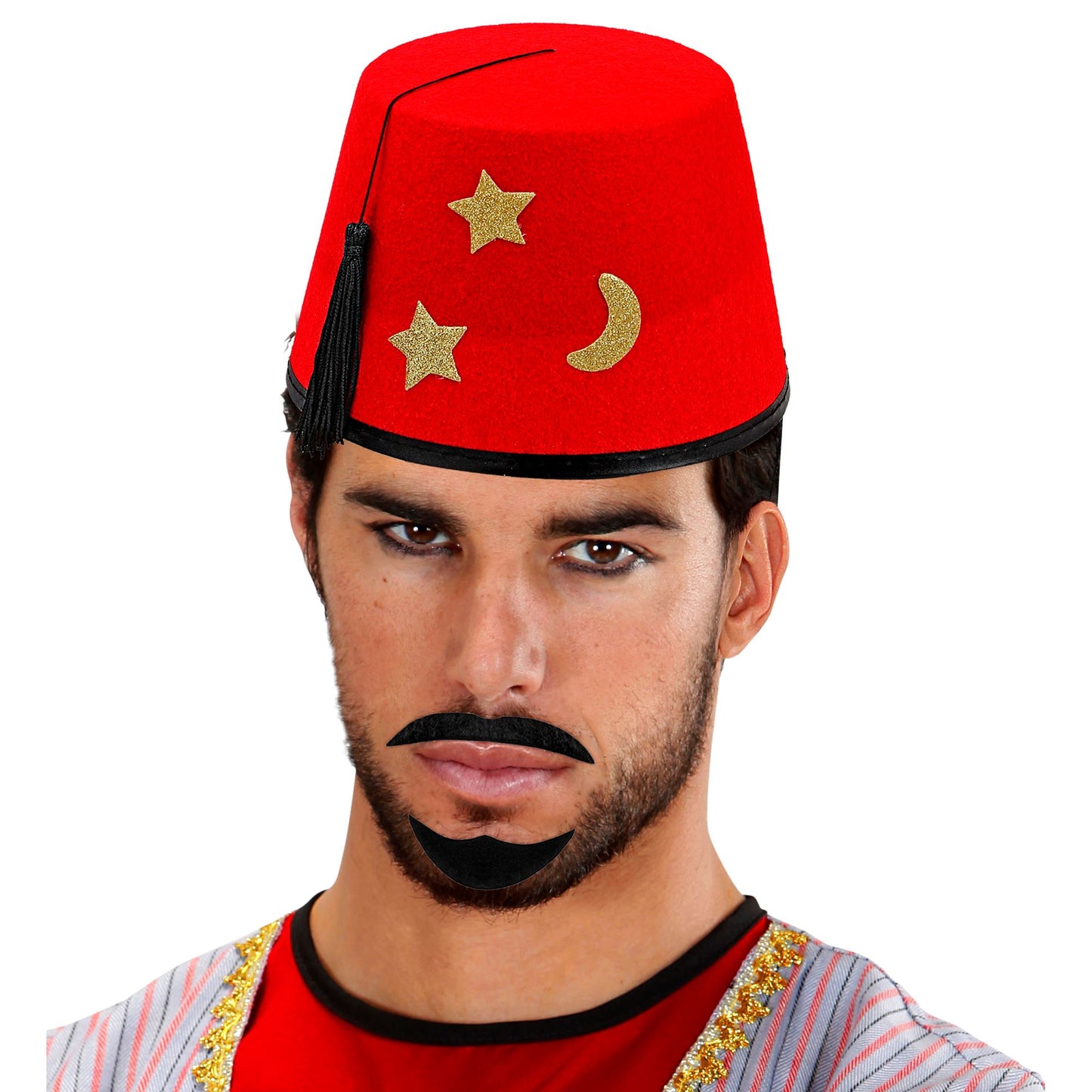 "BART UND SCHNURRBART ARABER" klebend - schwarz – Ansicht 5
