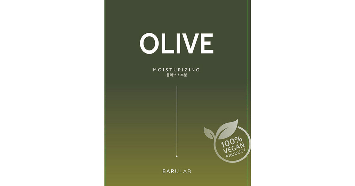 BARULAB BARULAB The Clean Vegan Maske Feuchtigkeit Olive 23 g Kosmetik