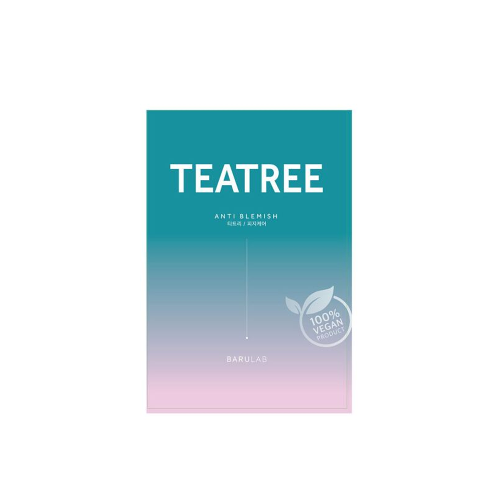BARULAB BARULAB The Clean Vegan Mask Anti Blemish Tea Tree 23 g Gesichtsmaske Kosmetik