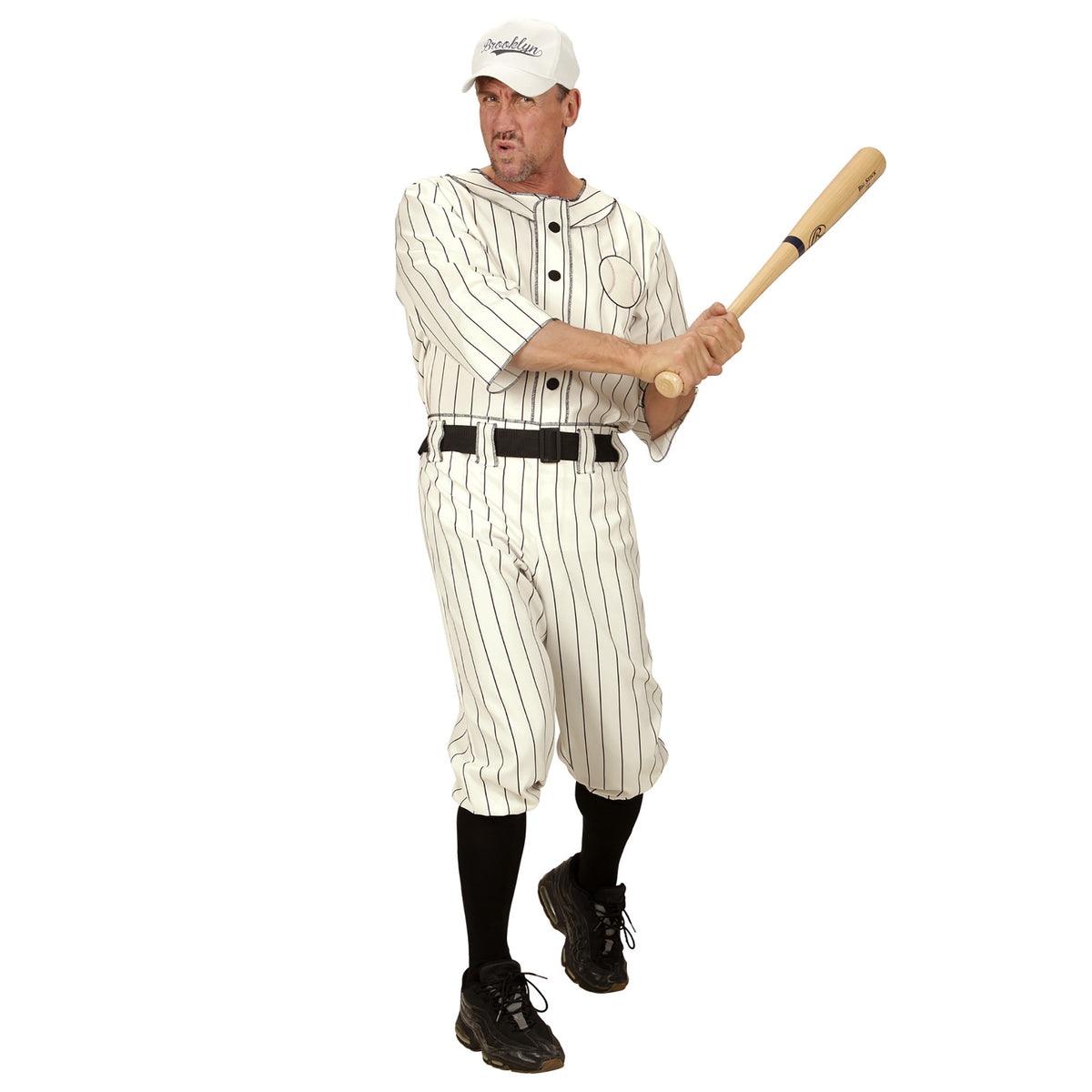 "BASEBALL PLAYER" (Shirt, Hose mitGürtel, Kappe) – Detailansicht