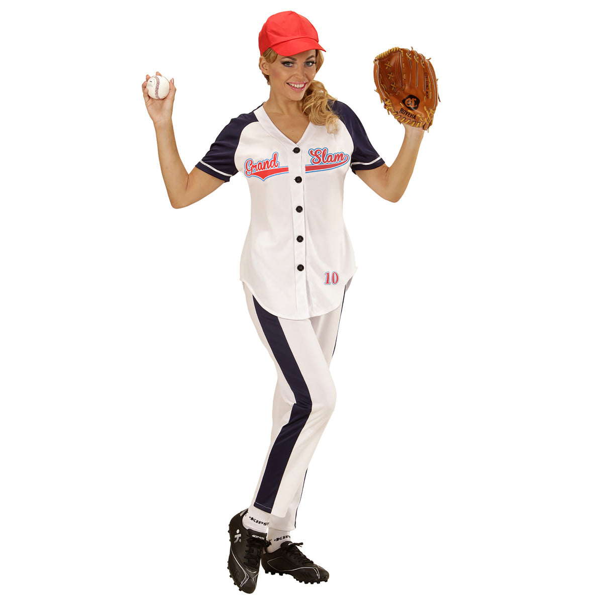 "BASEBALL SPIELERIN" (Bluse, Hose, Mütze) – Ansicht 3