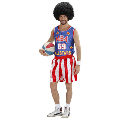 "BASKETBALLSPIELER" (Oberteil, Shorts) – Vorderansicht