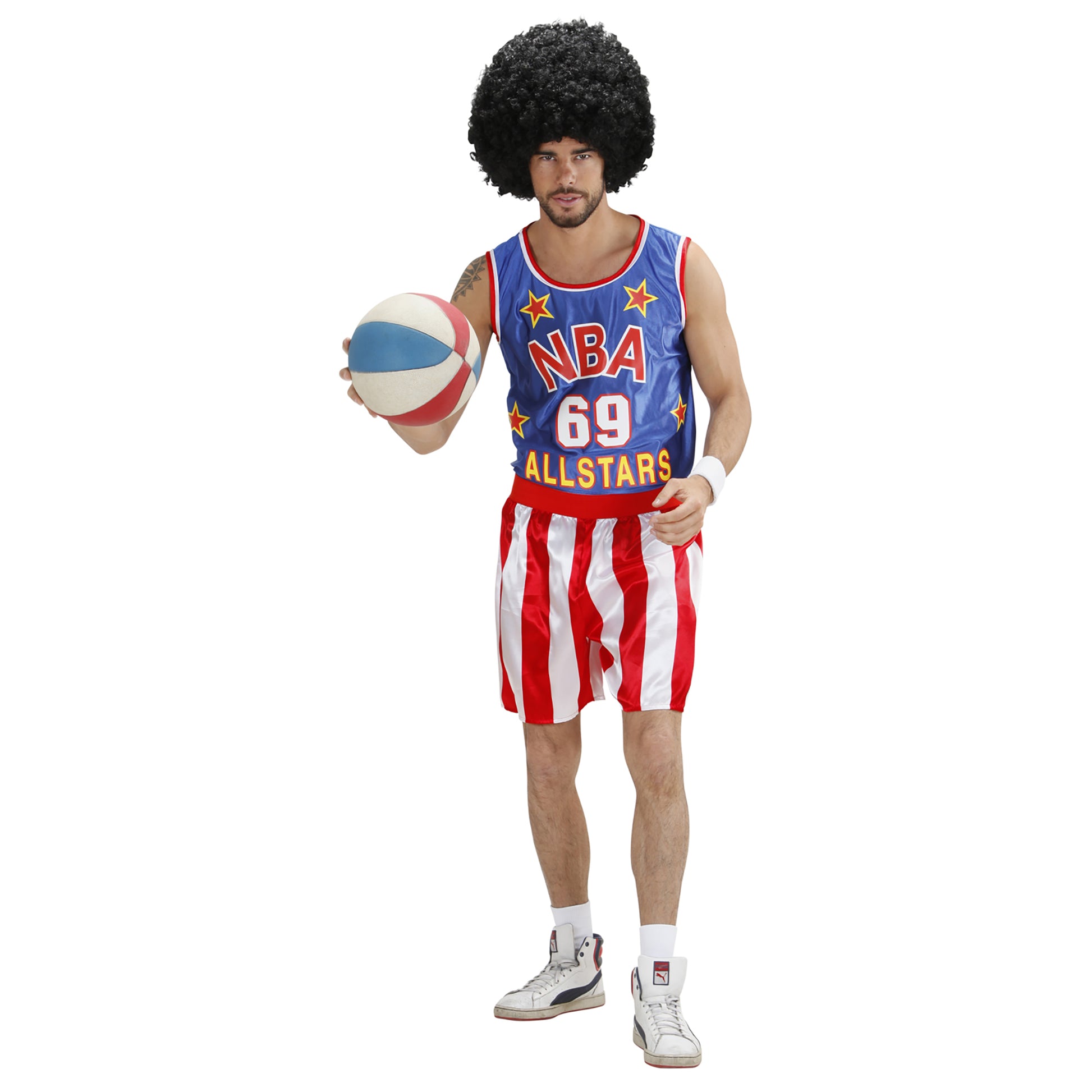 "BASKETBALLSPIELER" (Oberteil, Shorts) – Detailansicht