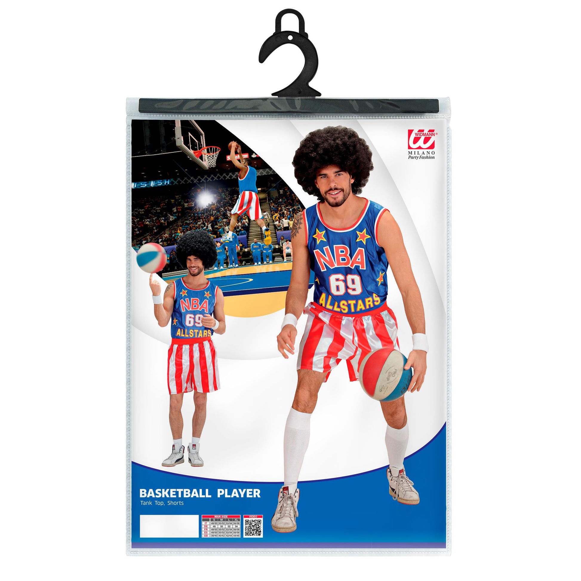 "BASKETBALLSPIELER" (Oberteil, Shorts) – Ansicht 4