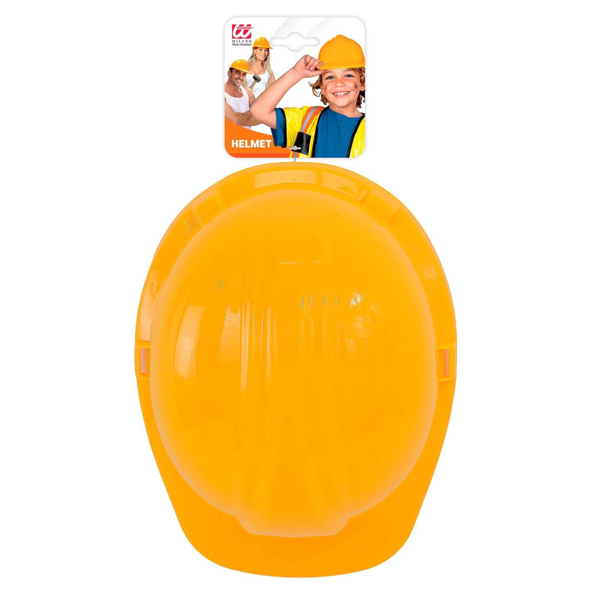 "BAUARBEITERHELM" aus Hartplastik – Detailansicht