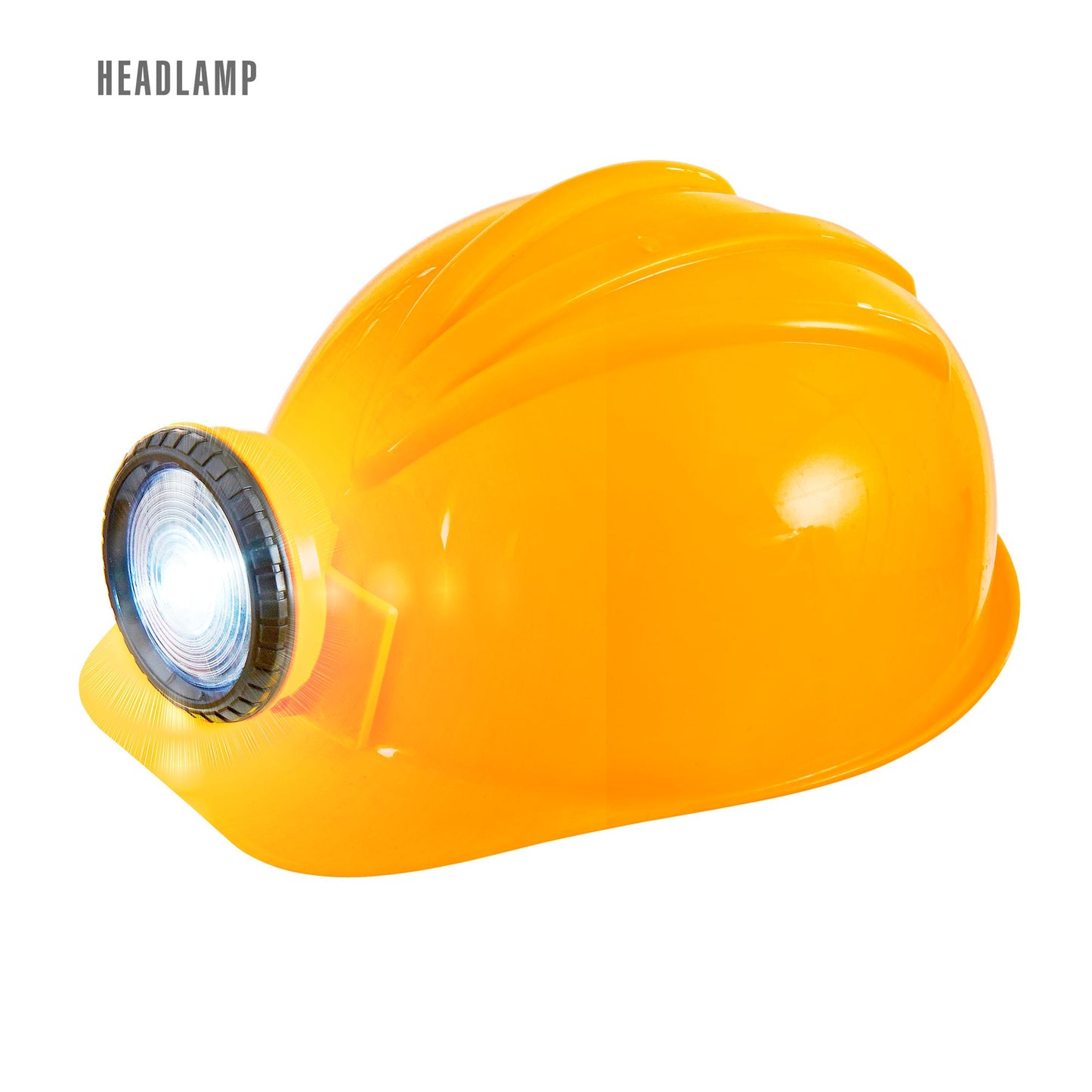 "BAUARBEITERHELM" Hardplastik – Vorderansicht