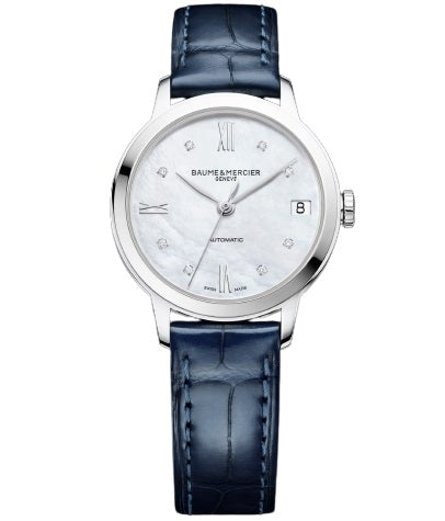 BAUME&MERCIER CLASSIMA Automatic W-Diamonds MOA10545 Date - Armbanduhr 31 mm