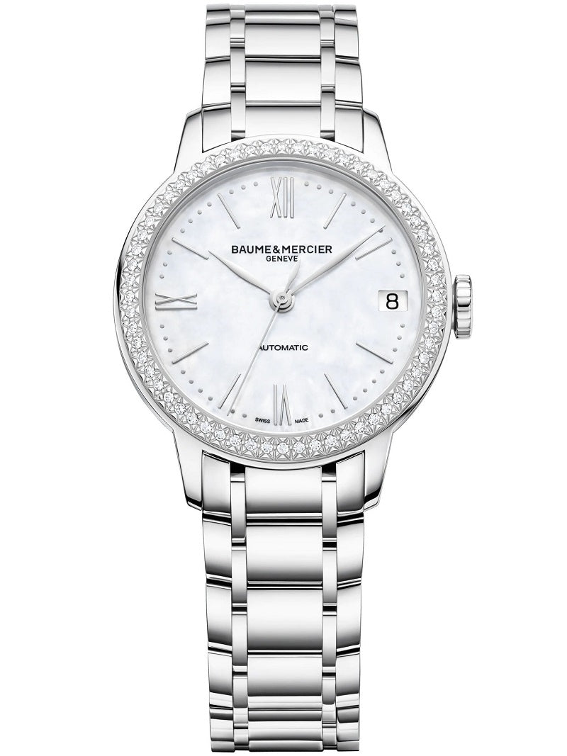 BAUME&MERCIER CLASSIMA W-Diamonds MOA10479 Date - Armbanduhr 31 mm
