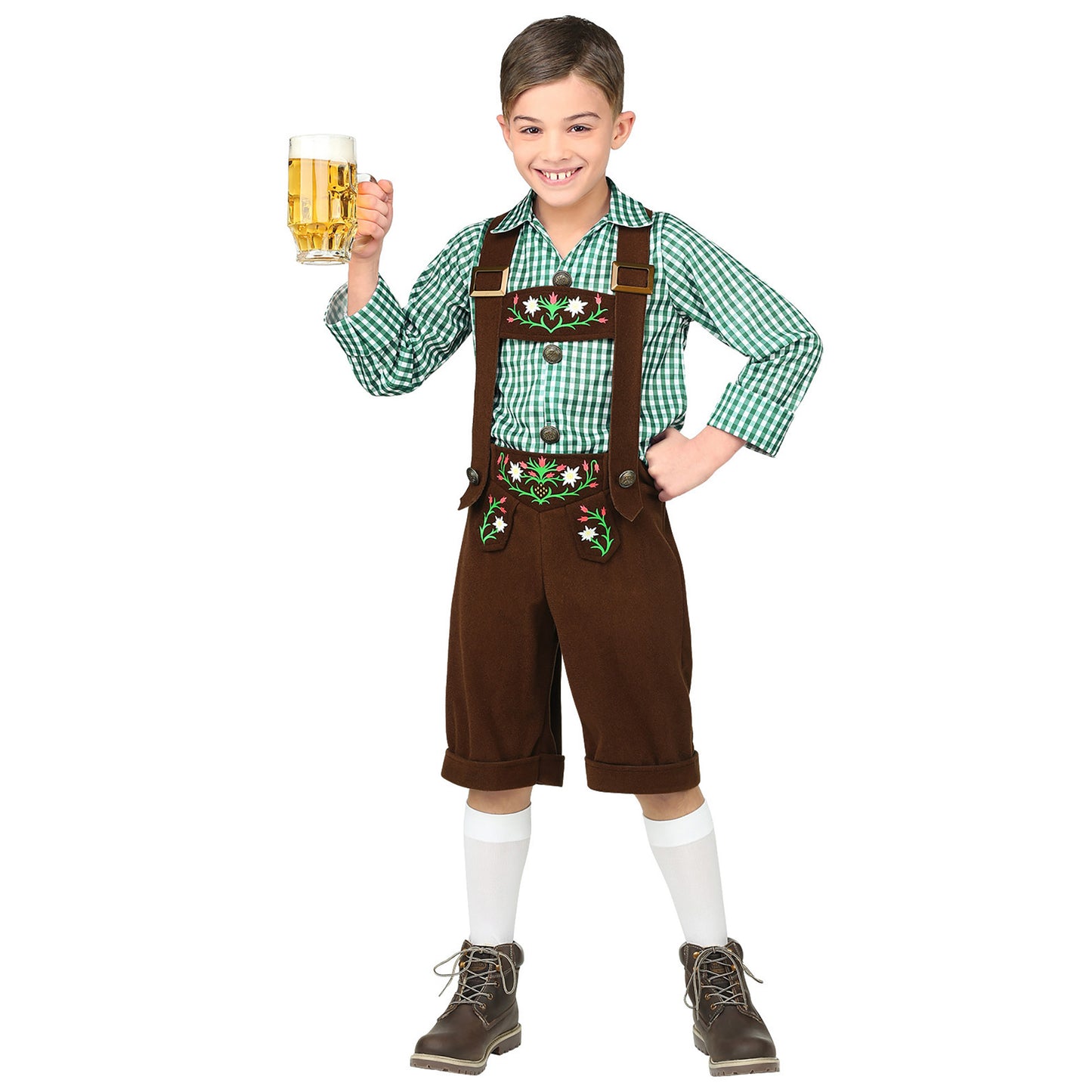 "BAYER" (Hemd, Lederhosen) – Vorderansicht