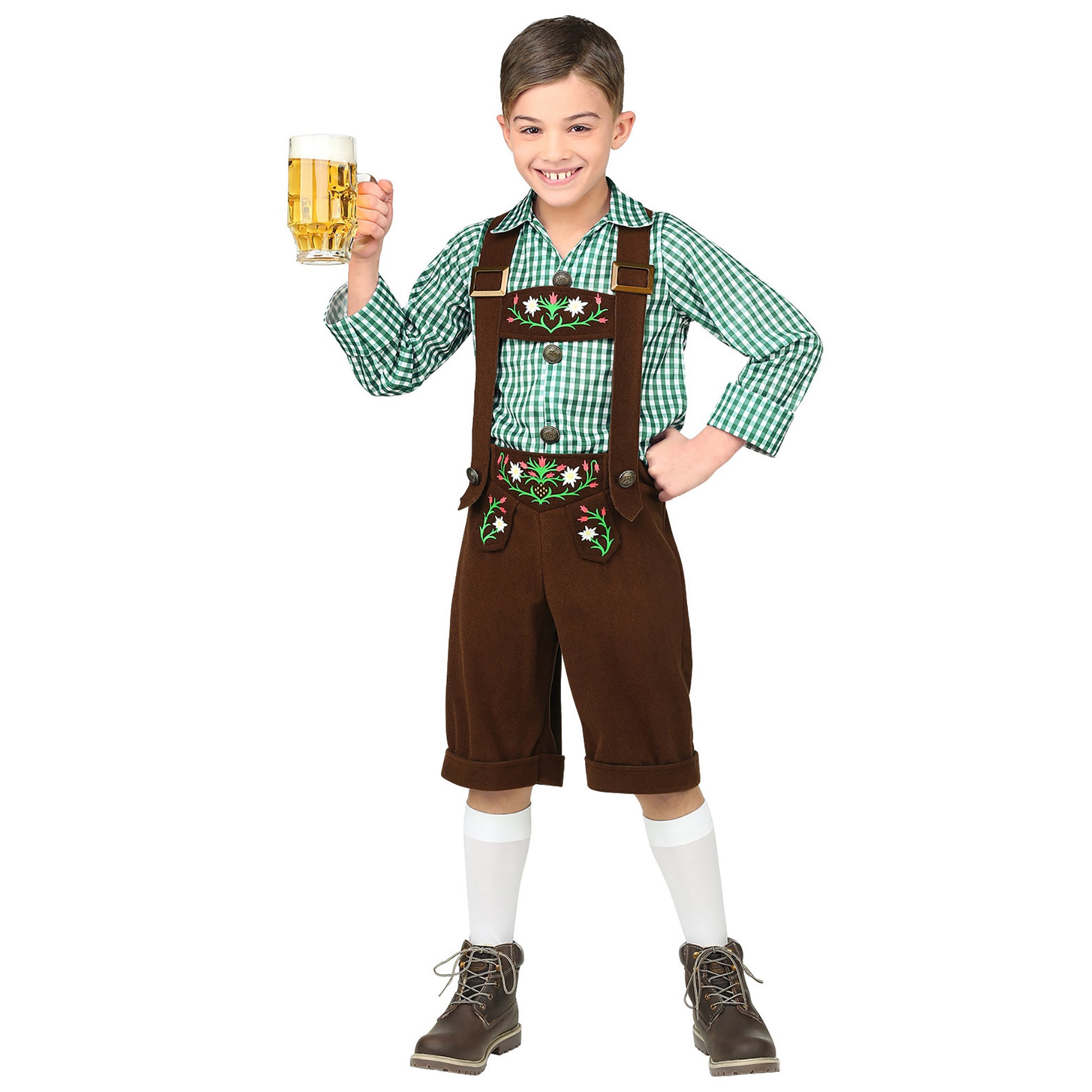 "BAYER" (Hemd, Lederhosen) – Vorderansicht
