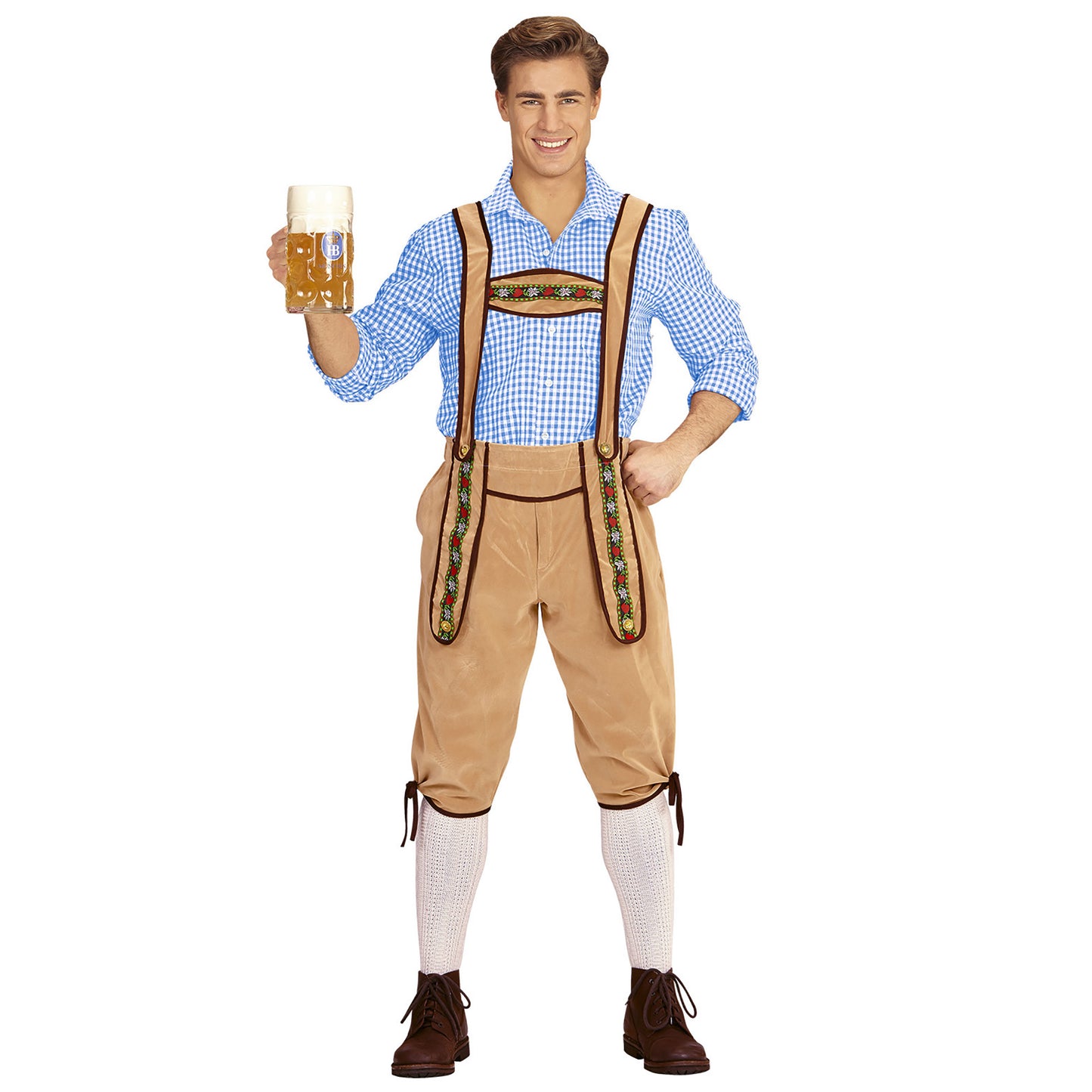 "BAYER" (Lederhose) – Vorderansicht