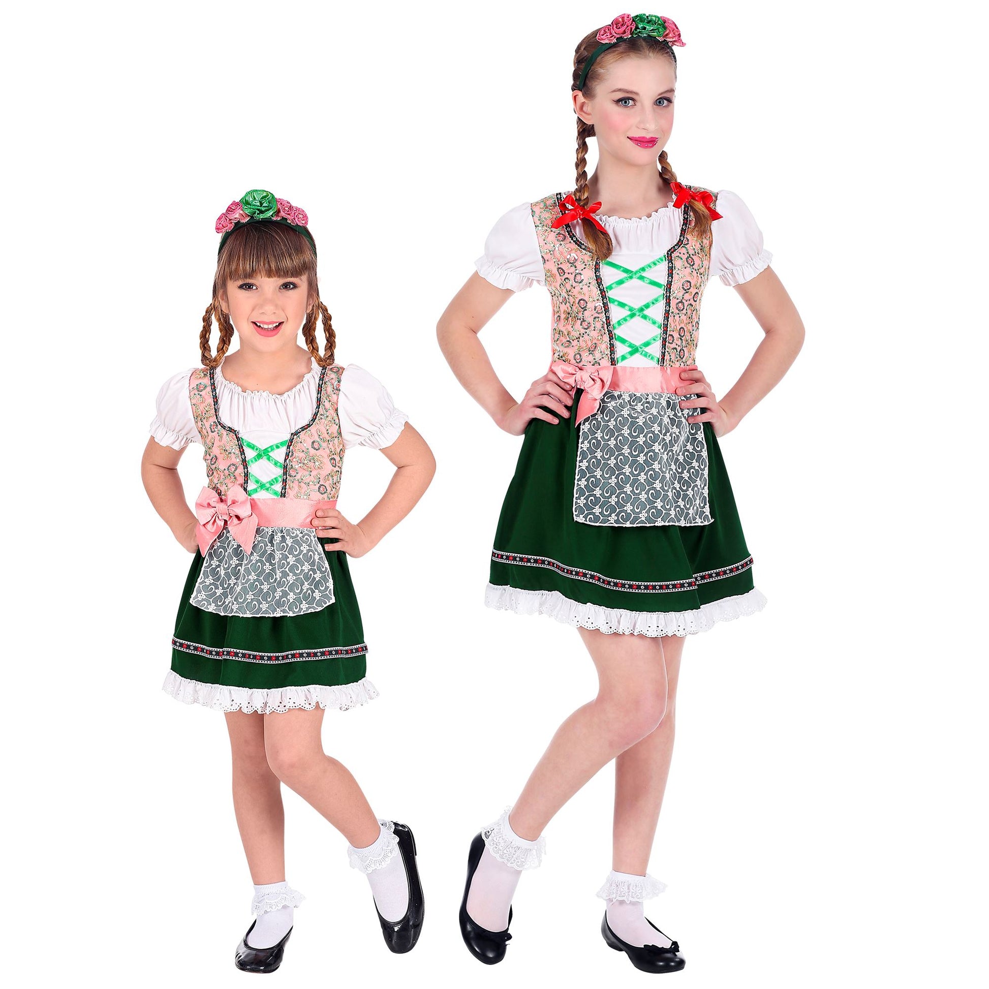 "BAYERIN" (Dirndl, Haarreif) – Vorderansicht