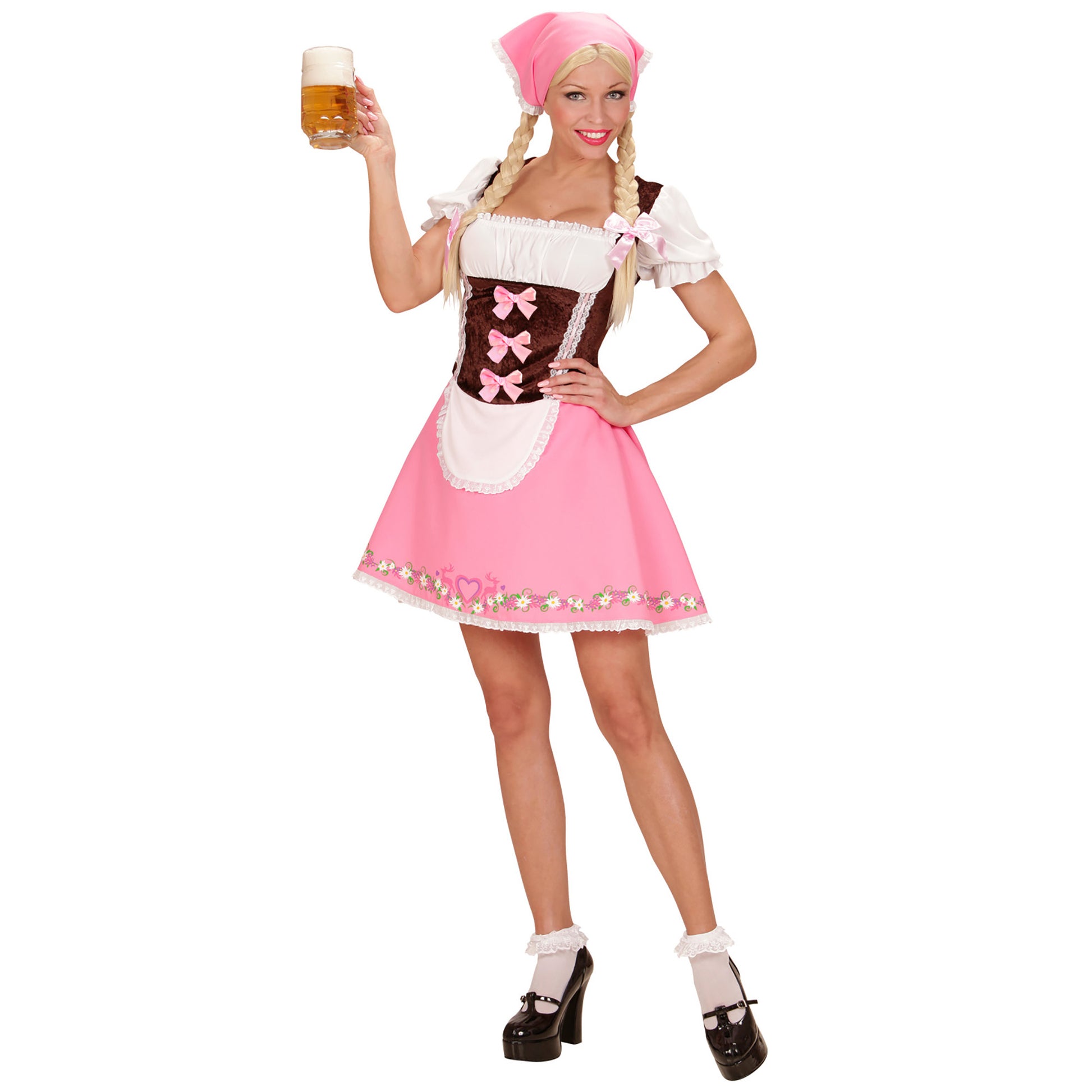 "BAYERIN" (Kleid mit Petticoat, Halstuch) – Detailansicht